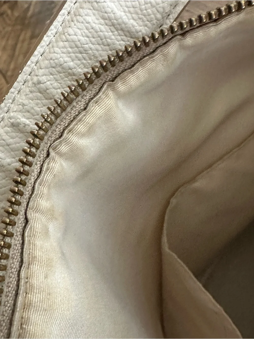 Coach Celeste Signature CC Hobo Shoulder Bag Light Khaki Chalk Circa 2015
